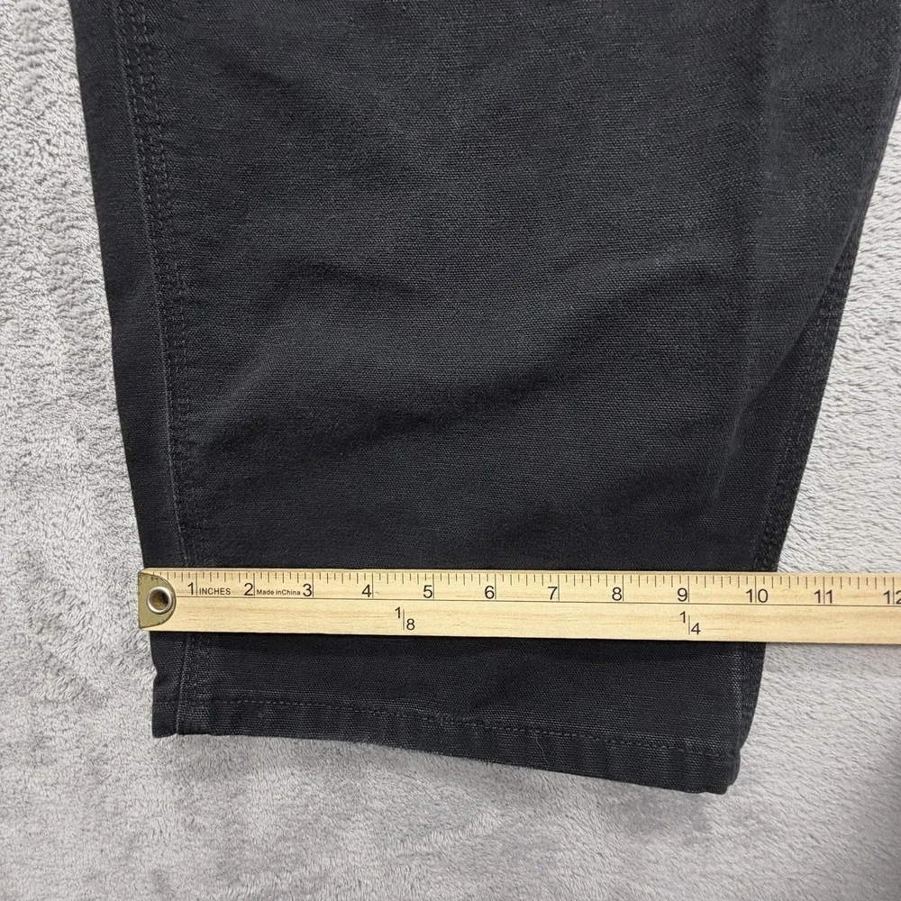 Carhartt Pants B11 Mens Measured 38x29 Black Carpenter Relaxed Fit Canvas USA